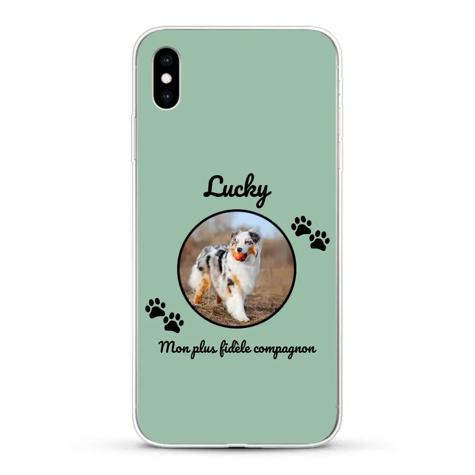 Mon plus fidèle compagnon - Coque de téléphone personnalisée