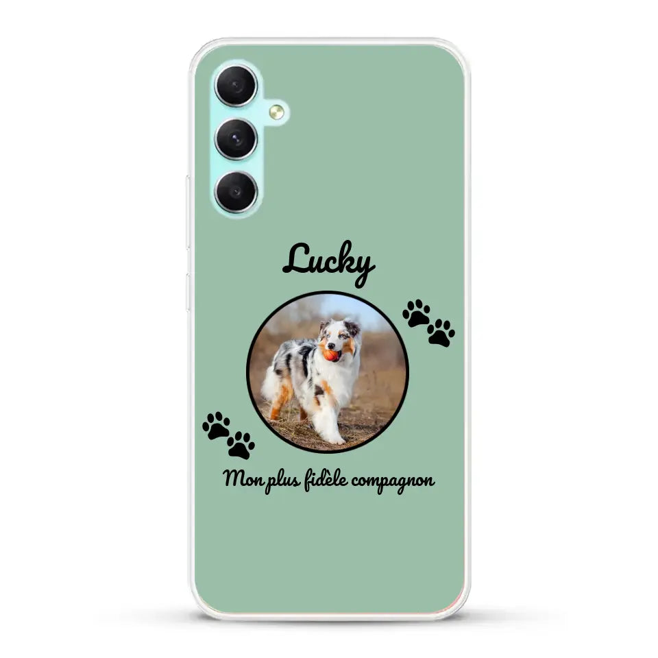 Mon plus fidèle compagnon - Coque de téléphone personnalisée