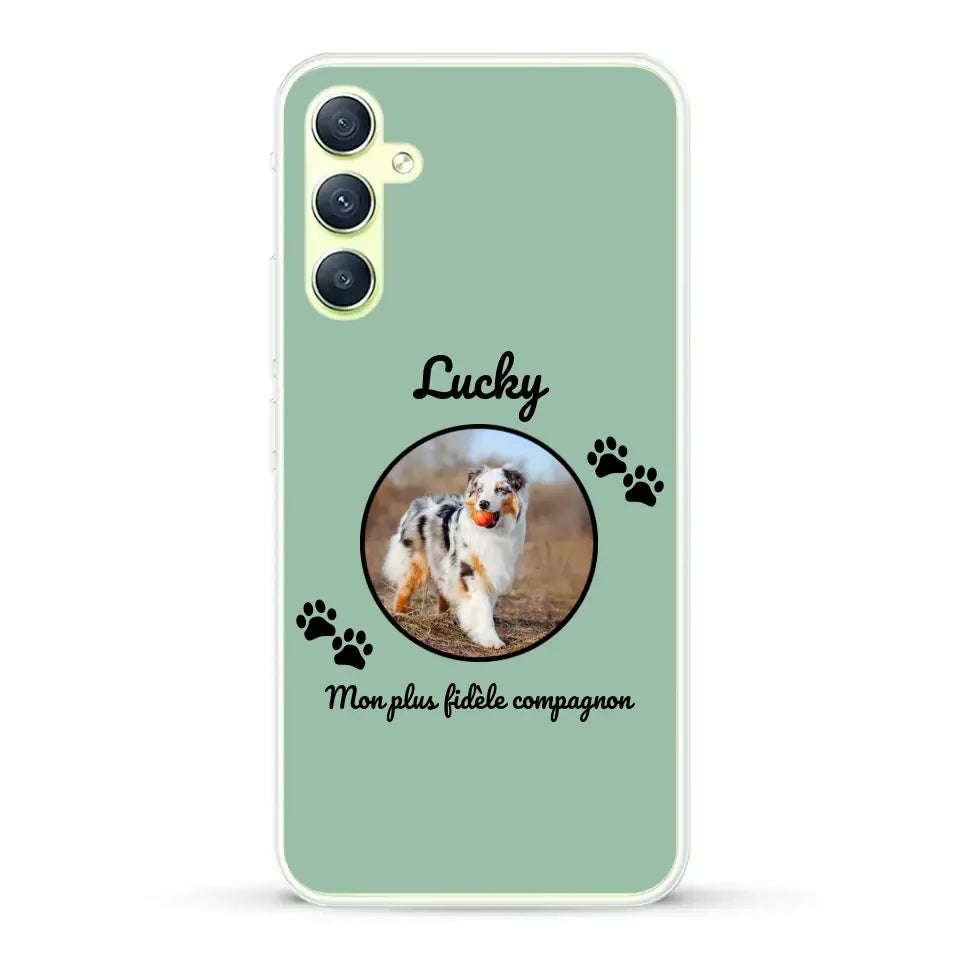 Mon plus fidèle compagnon - Coque de téléphone personnalisée