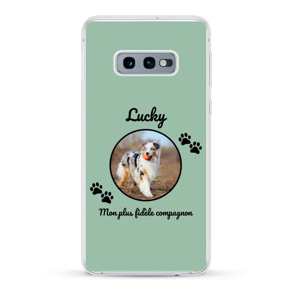 Mon plus fidèle compagnon - Coque de téléphone personnalisée