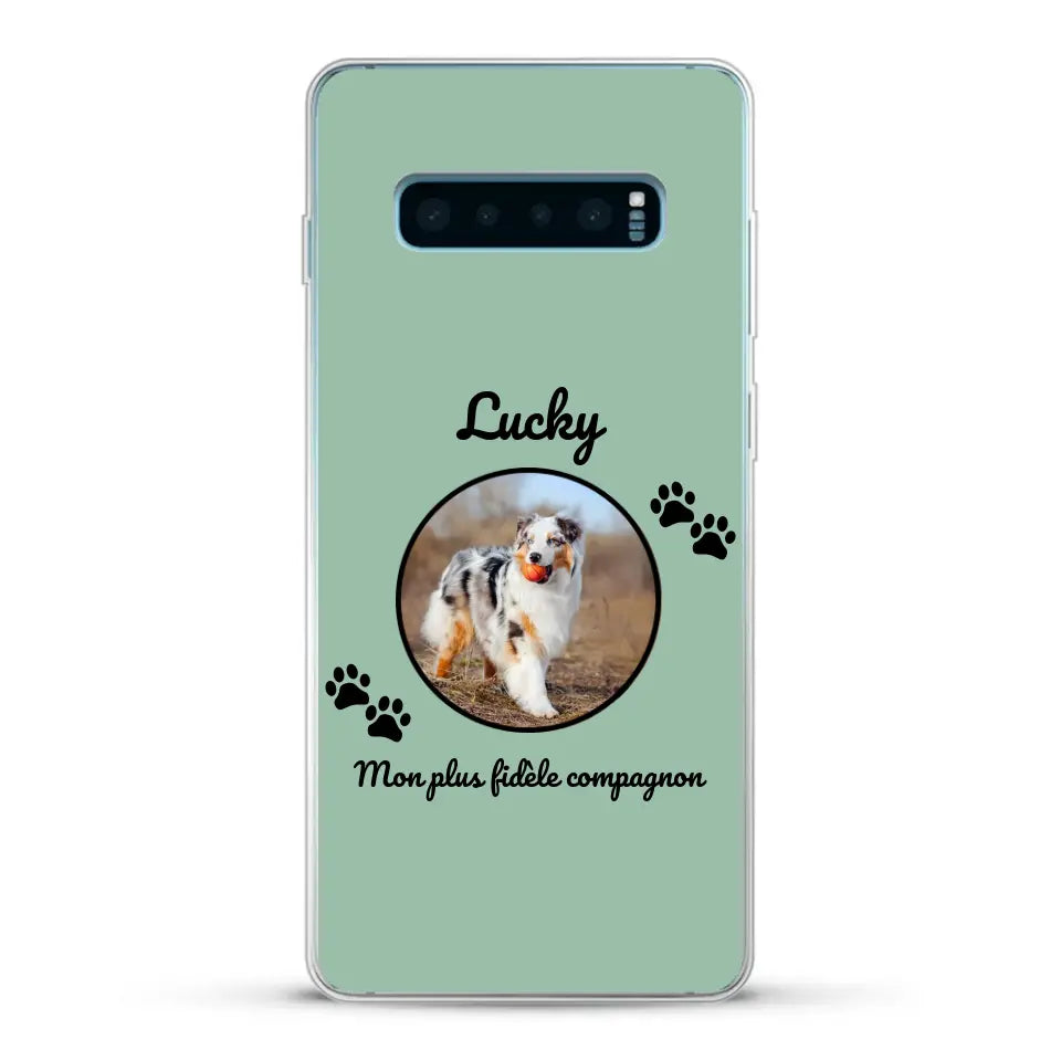 Mon plus fidèle compagnon - Coque de téléphone personnalisée