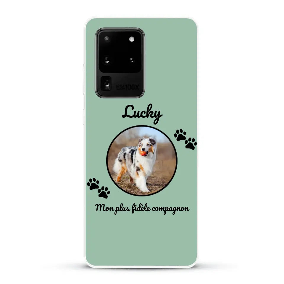 Mon plus fidèle compagnon - Coque de téléphone personnalisée