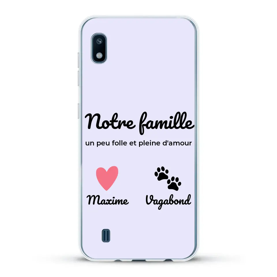 Notre famille un peu folle - Coque de téléphone personnalisée