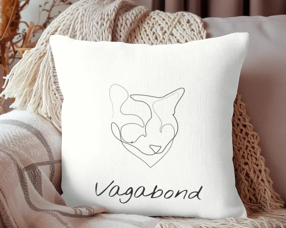 Minimaliste fond uni - Coussin personnalisé