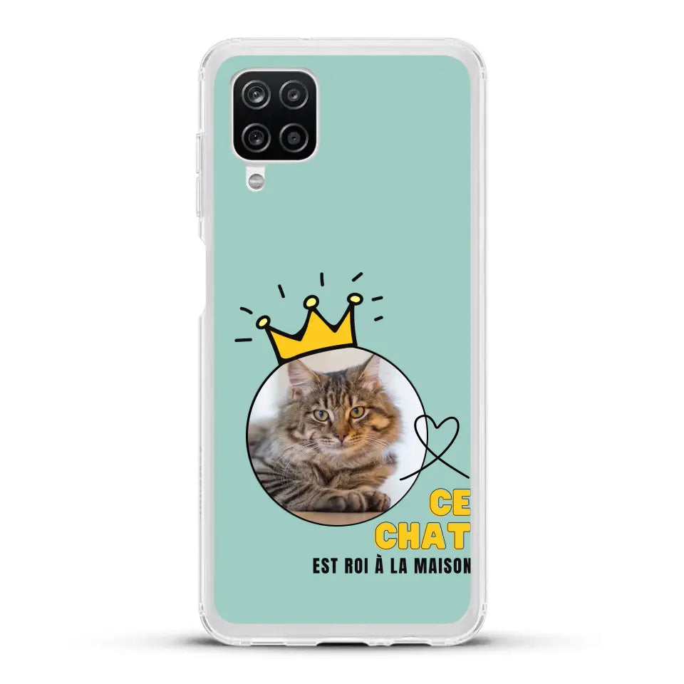 Ce chat est roi - Coque de téléphone personnalisée