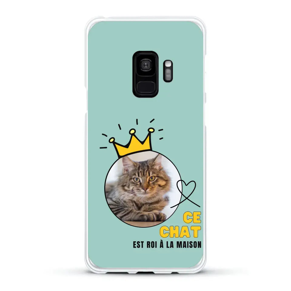 Ce chat est roi - Coque de téléphone personnalisée