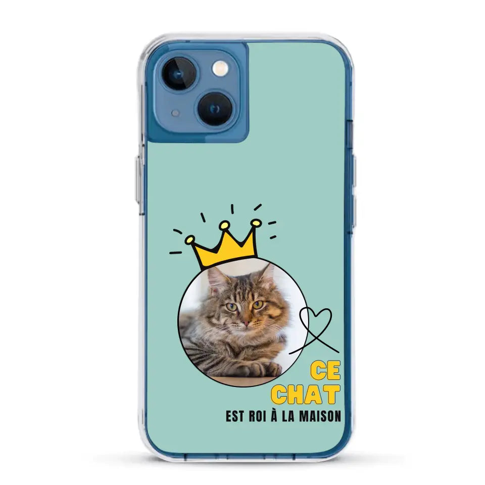 Ce chat est roi - Coque de téléphone personnalisée