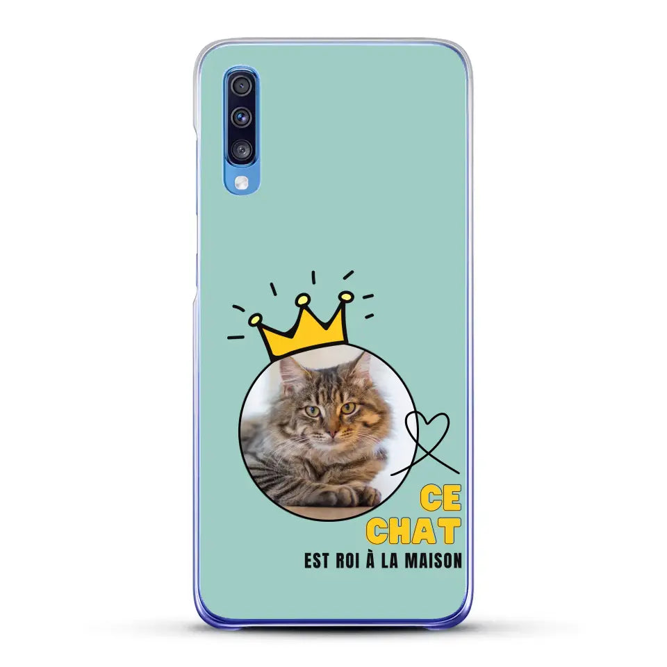 Ce chat est roi - Coque de téléphone personnalisée