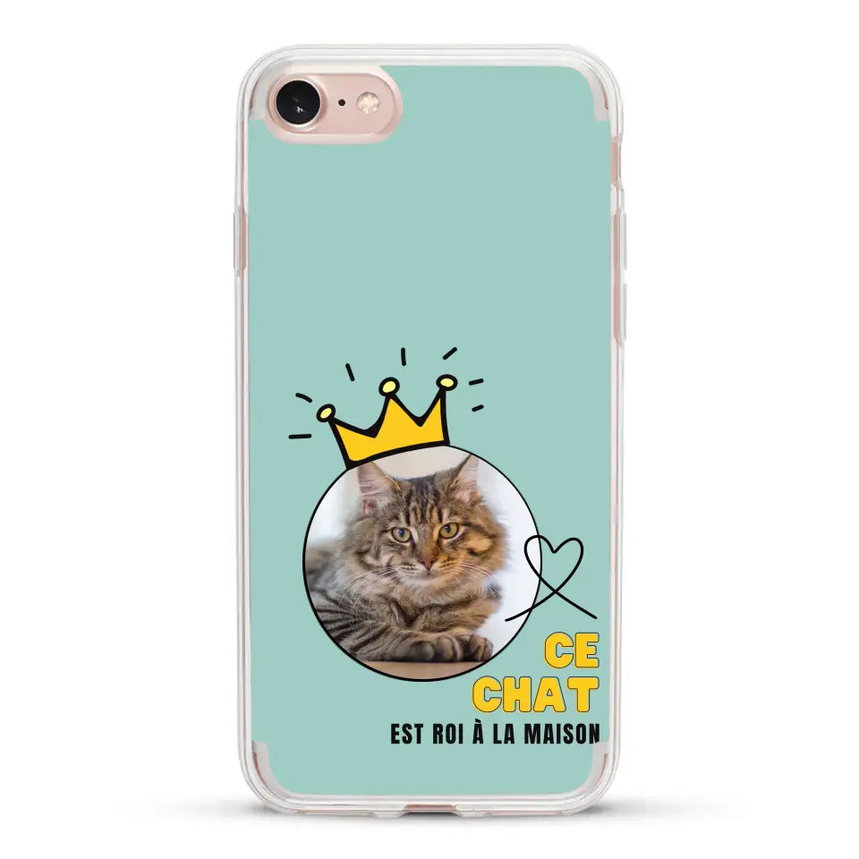 Ce chat est roi - Coque de téléphone personnalisée