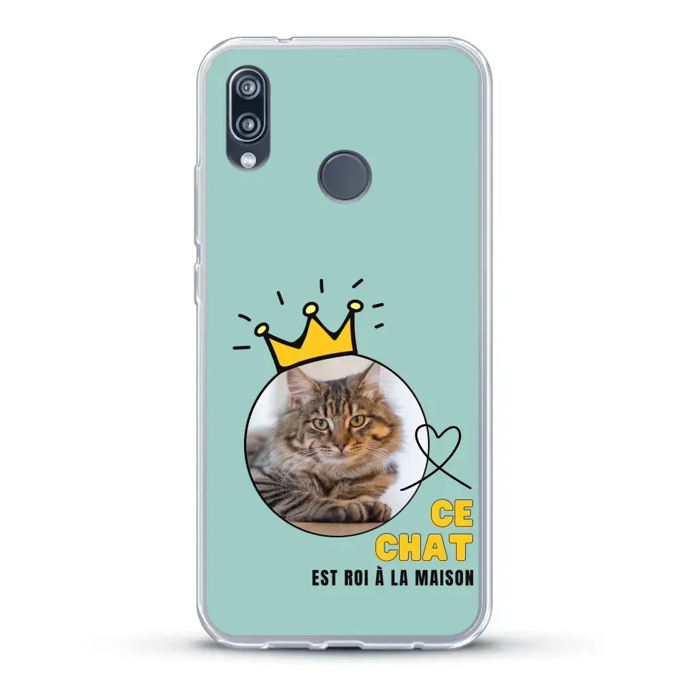 Ce chat est roi - Coque de téléphone personnalisée