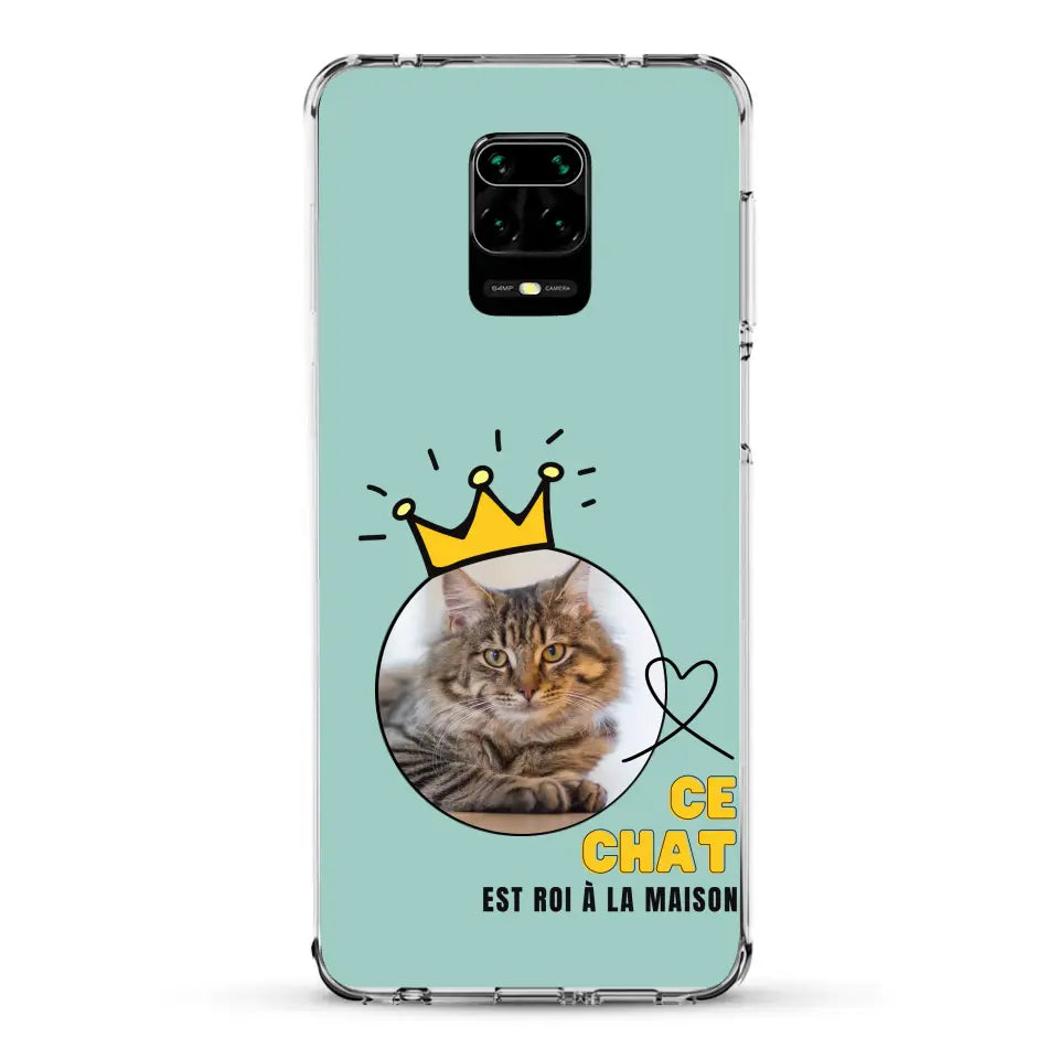 Ce chat est roi - Coque de téléphone personnalisée