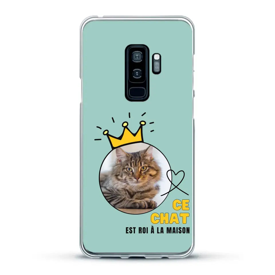 Ce chat est roi - Coque de téléphone personnalisée