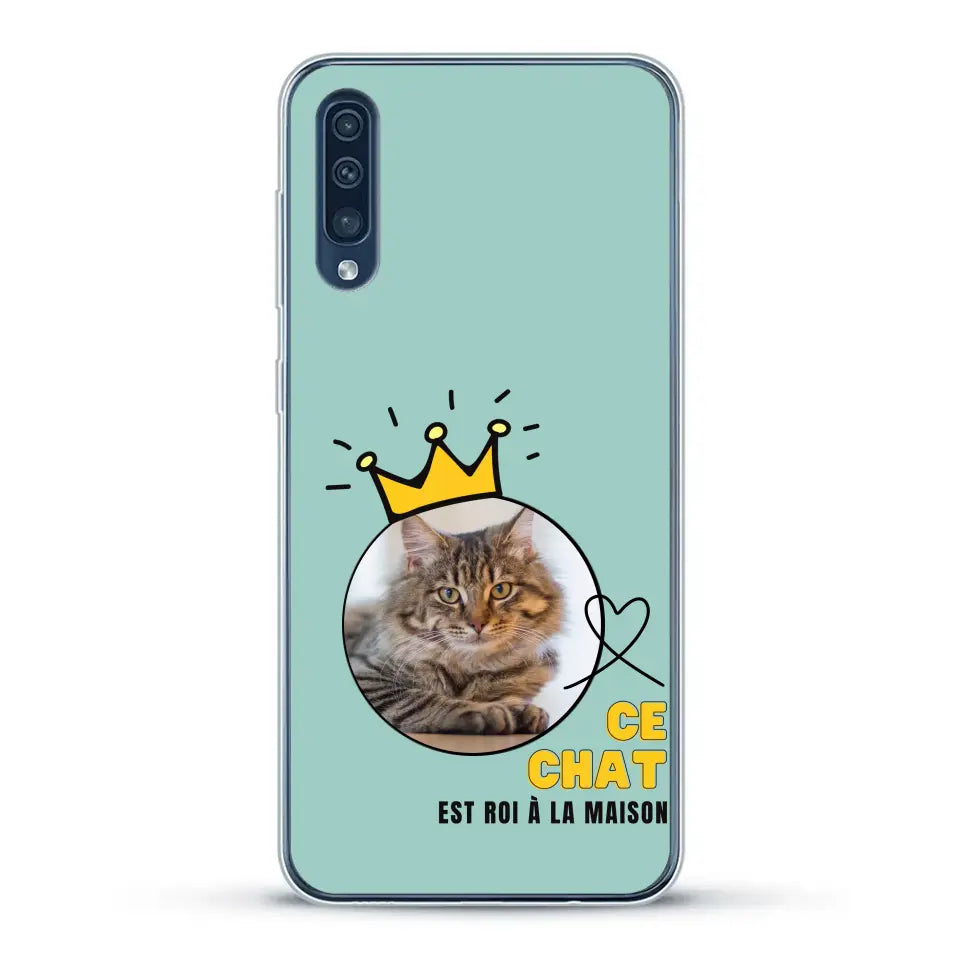 Ce chat est roi - Coque de téléphone personnalisée