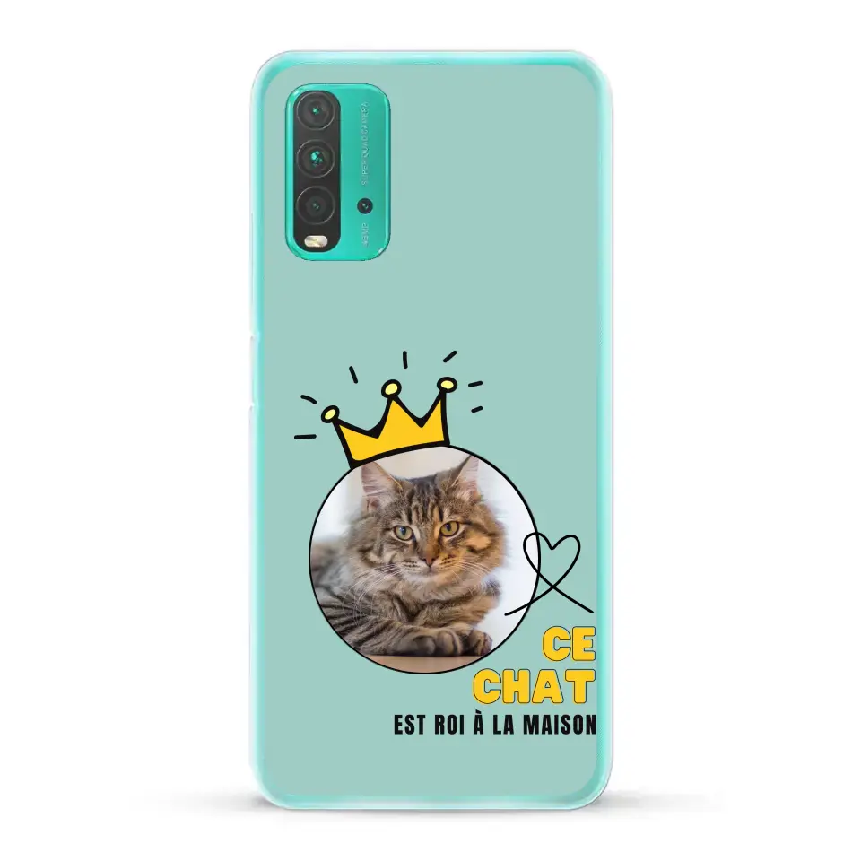 Ce chat est roi - Coque de téléphone personnalisée