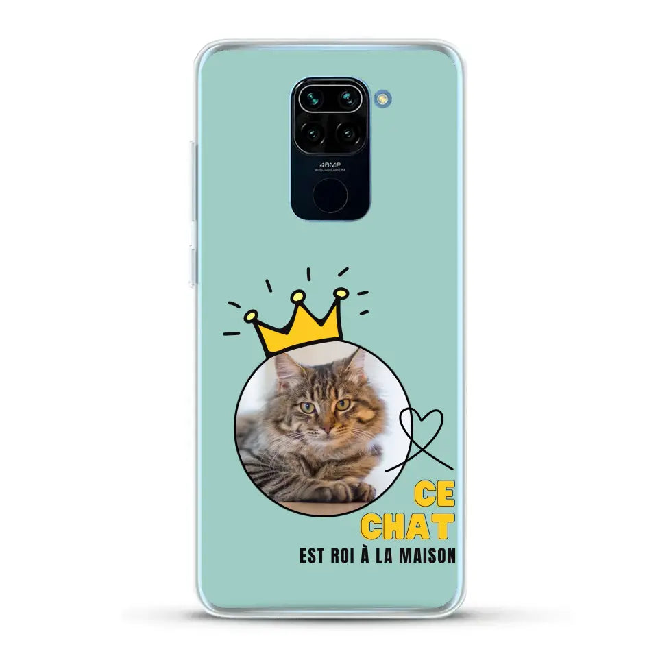 Ce chat est roi - Coque de téléphone personnalisée