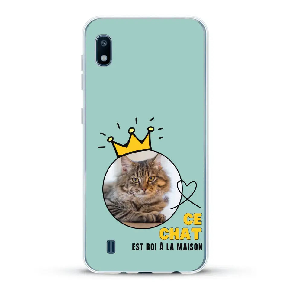 Ce chat est roi - Coque de téléphone personnalisée