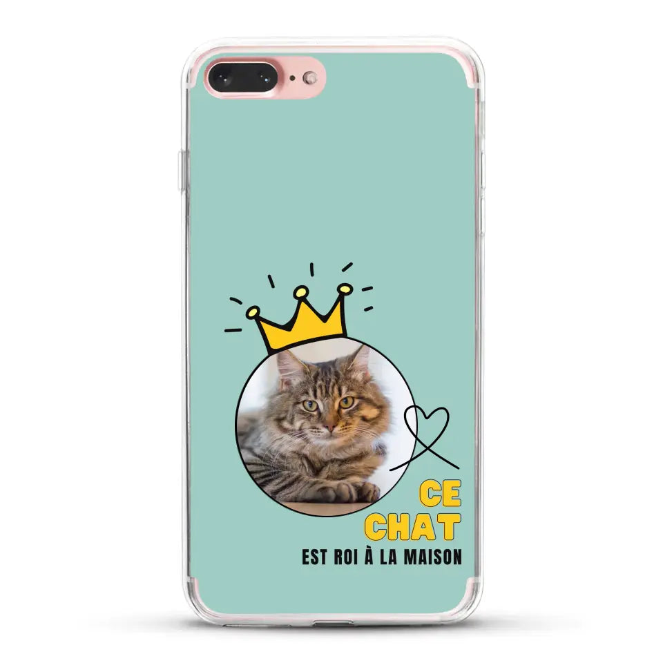 Ce chat est roi - Coque de téléphone personnalisée