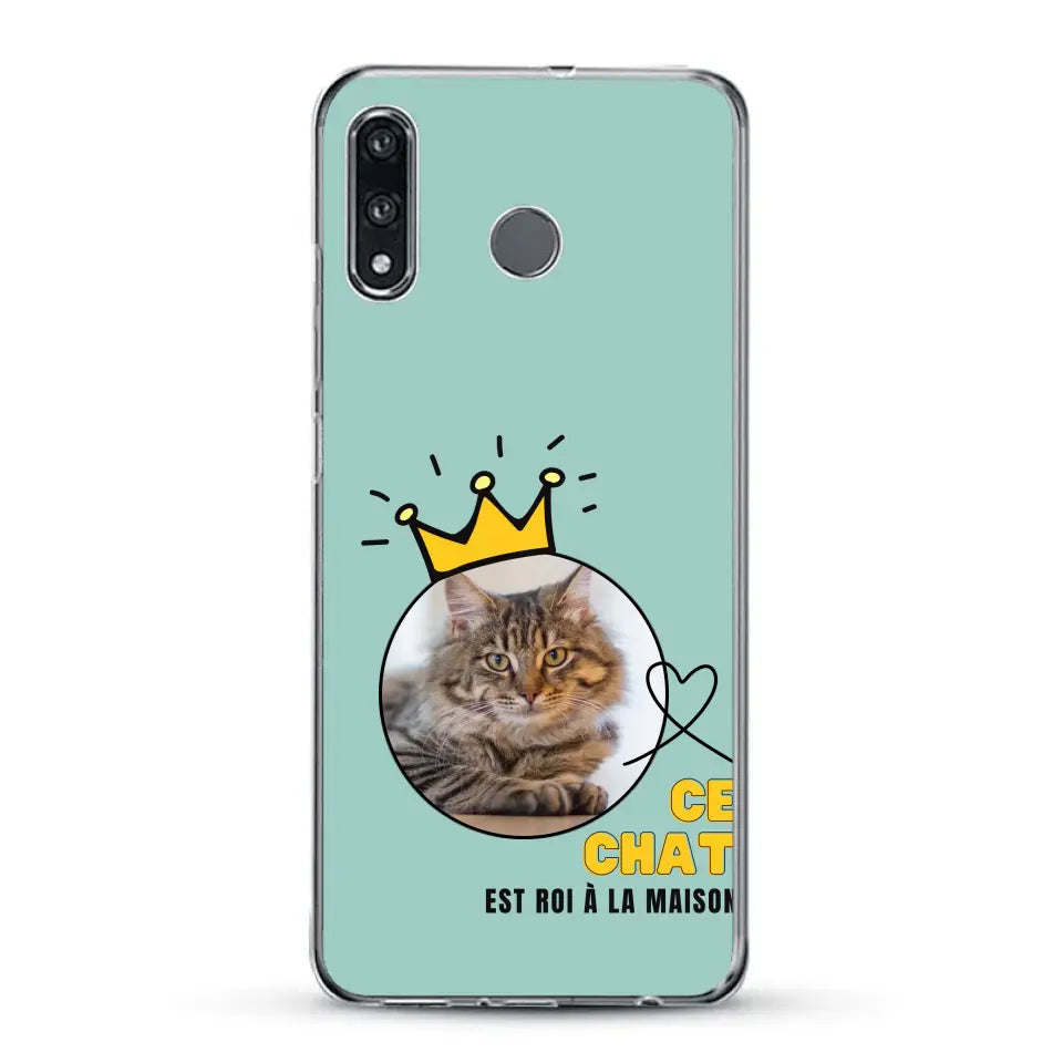 Ce chat est roi - Coque de téléphone personnalisée