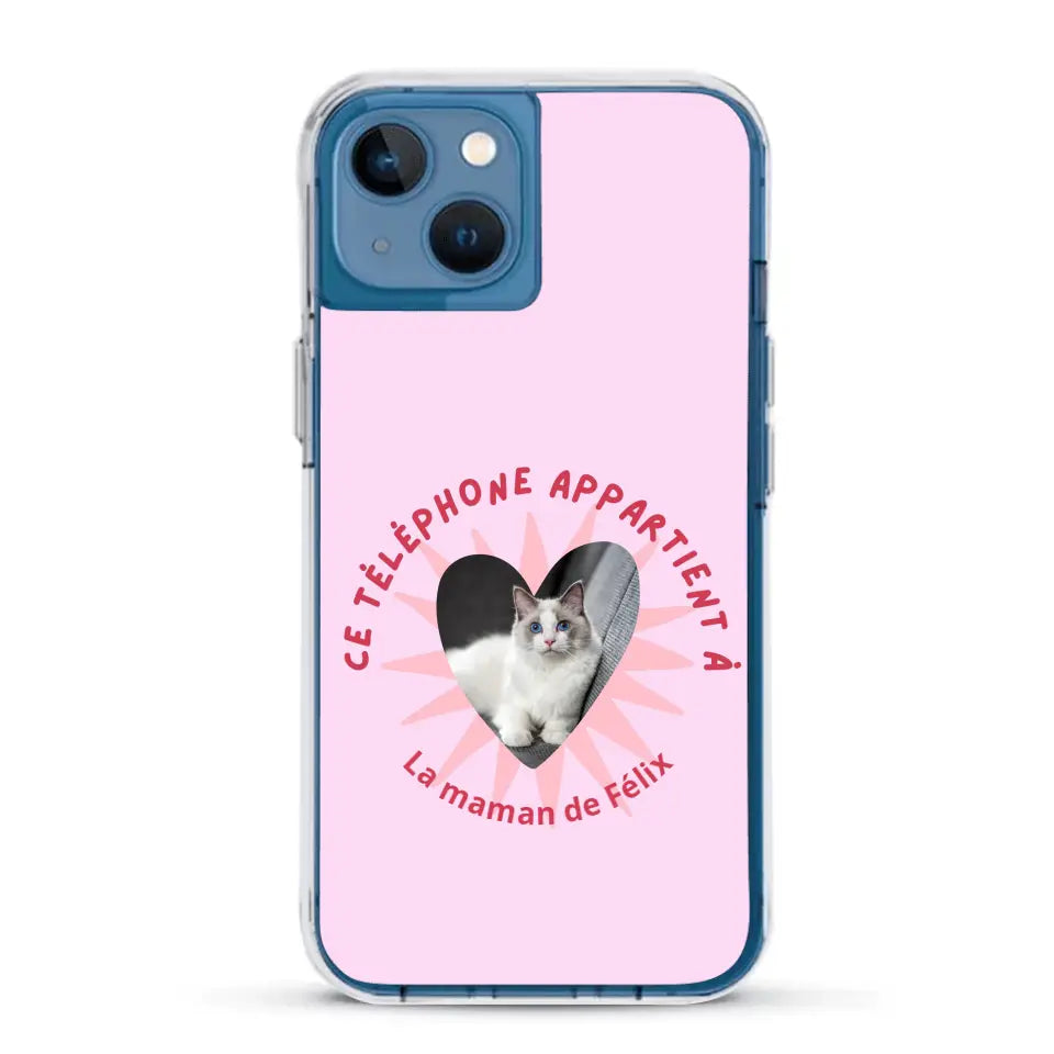 Ce téléphone appartient à - Coque de téléphone personnalisée