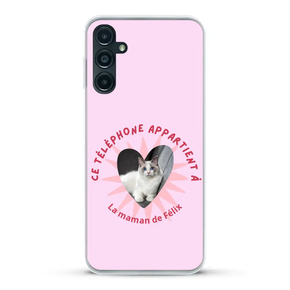 Ce téléphone appartient à - Coque de téléphone personnalisée