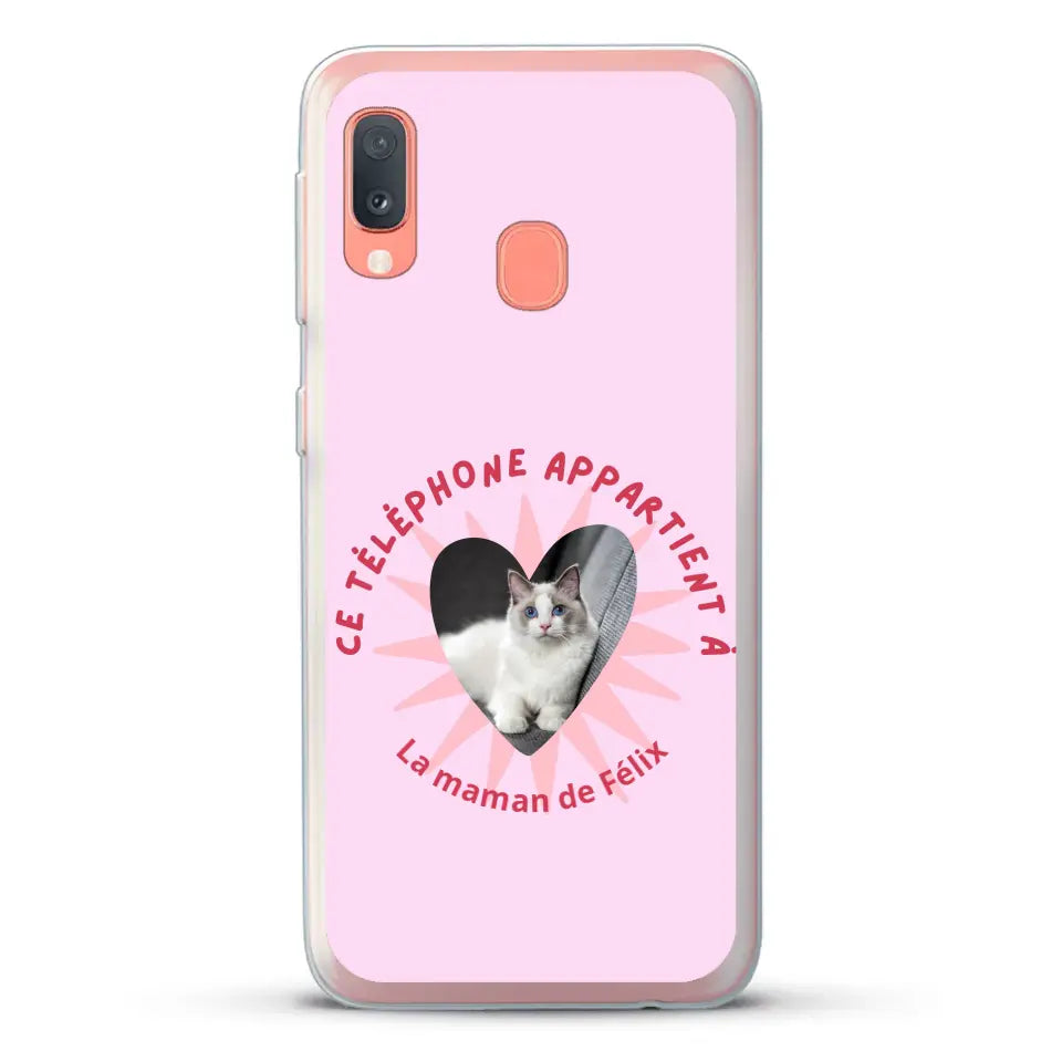 Ce téléphone appartient à - Coque de téléphone personnalisée