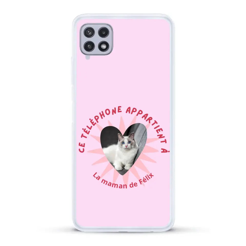 Ce téléphone appartient à - Coque de téléphone personnalisée