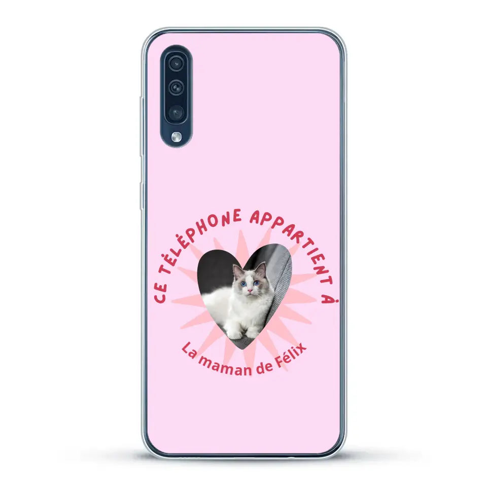 Ce téléphone appartient à - Coque de téléphone personnalisée