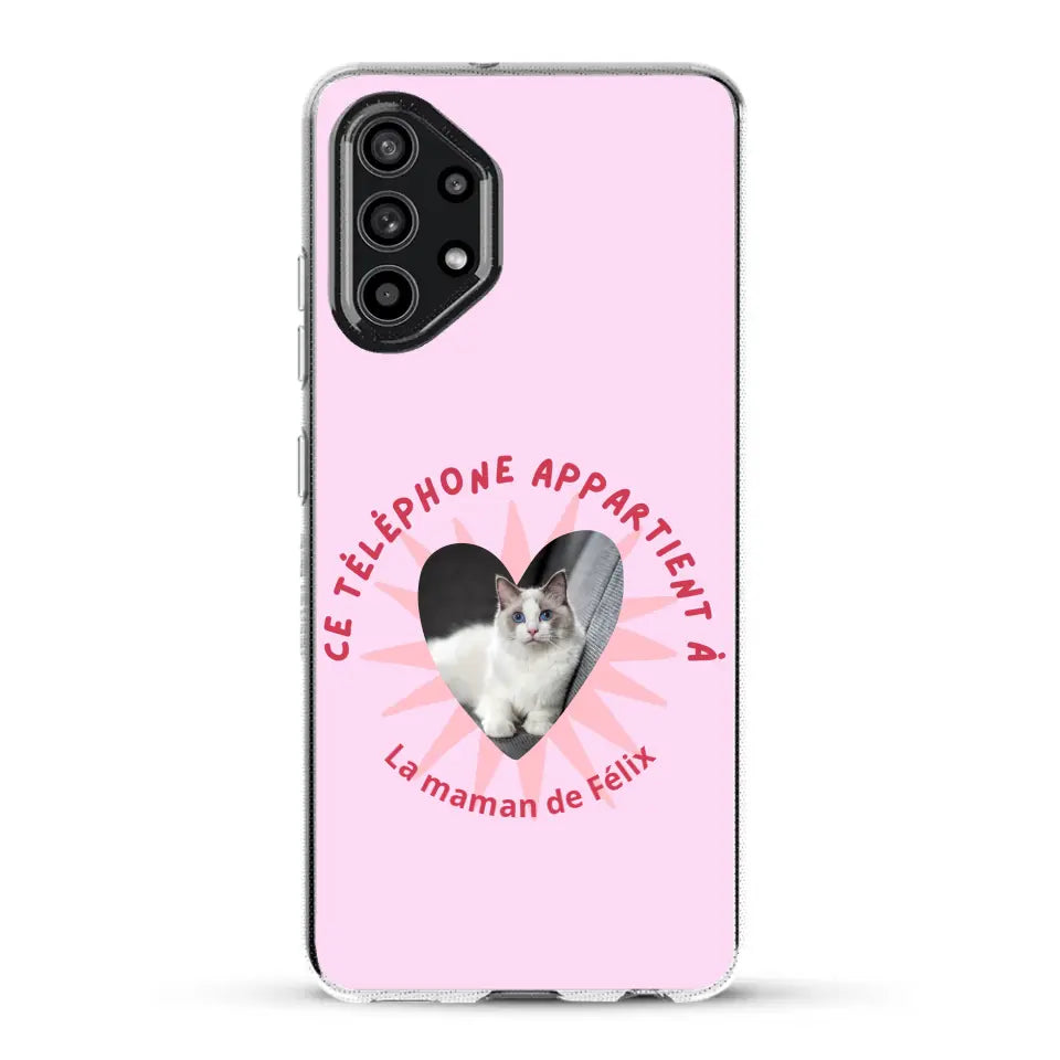 Ce téléphone appartient à - Coque de téléphone personnalisée