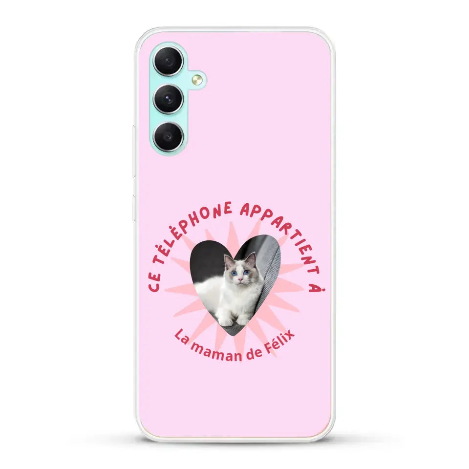 Ce téléphone appartient à - Coque de téléphone personnalisée