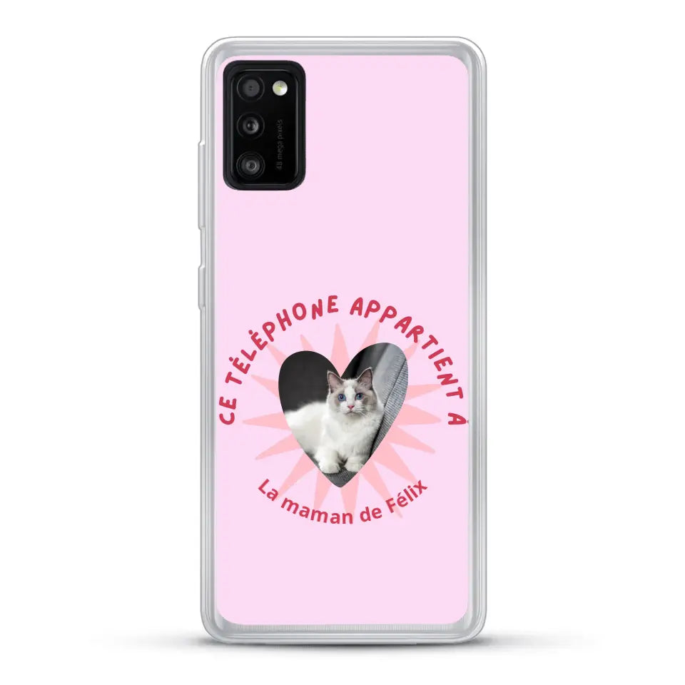 Ce téléphone appartient à - Coque de téléphone personnalisée