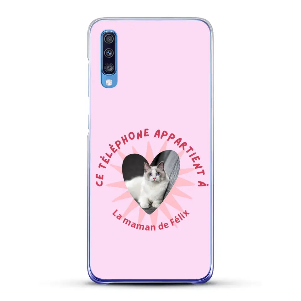 Ce téléphone appartient à - Coque de téléphone personnalisée