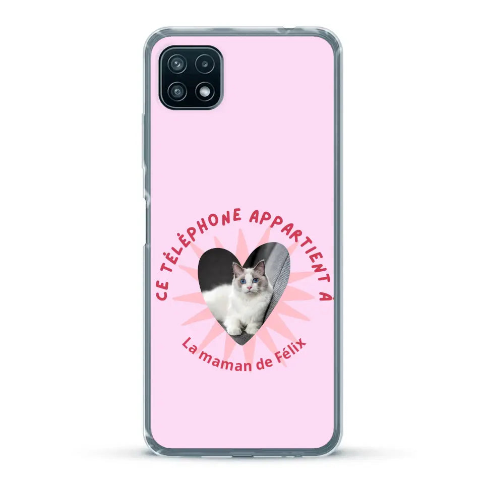 Ce téléphone appartient à - Coque de téléphone personnalisée