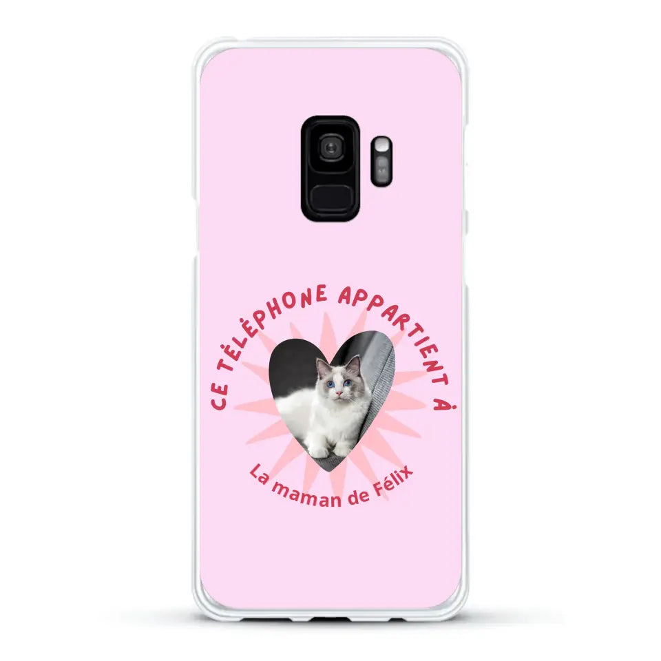 Ce téléphone appartient à - Coque de téléphone personnalisée