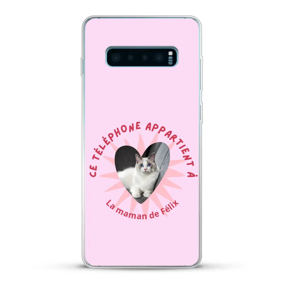 Ce téléphone appartient à - Coque de téléphone personnalisée