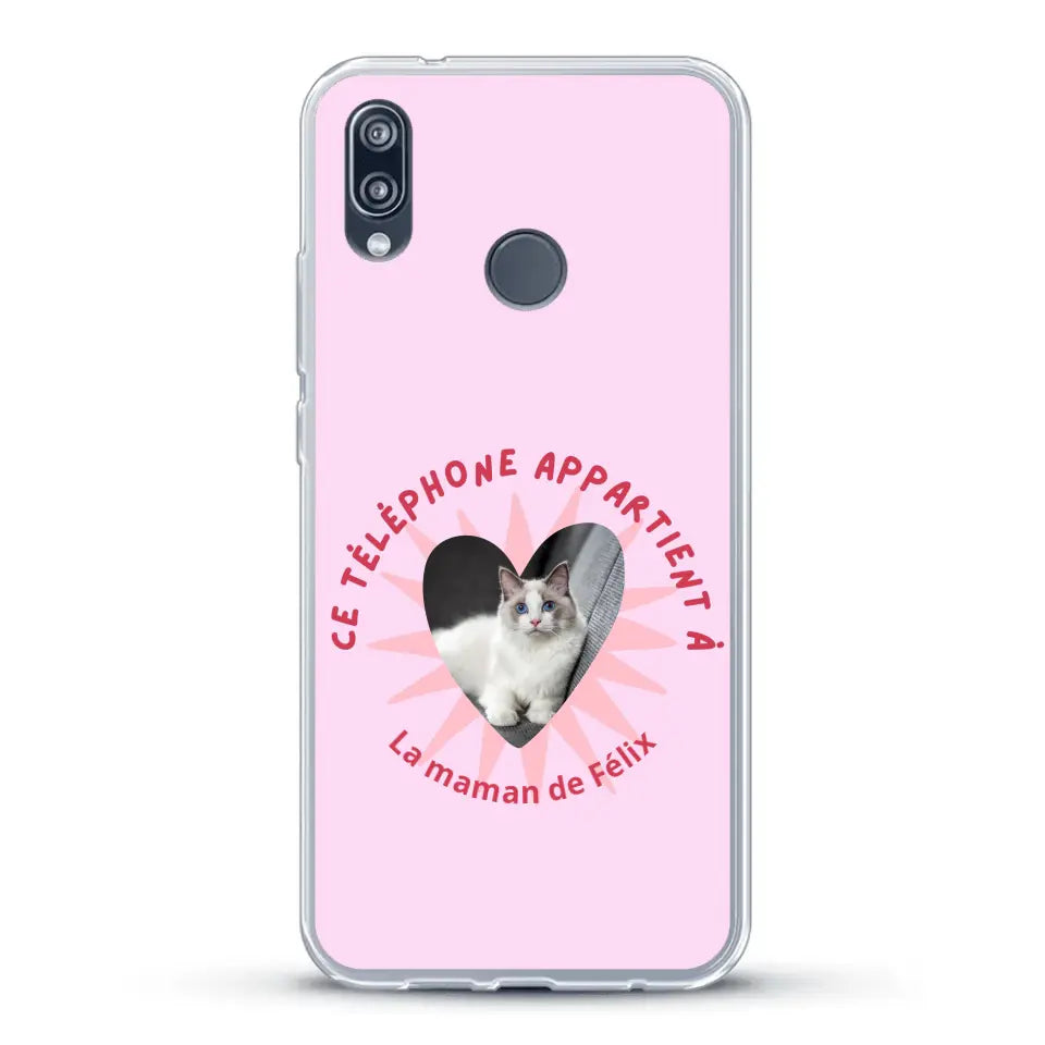 Ce téléphone appartient à - Coque de téléphone personnalisée