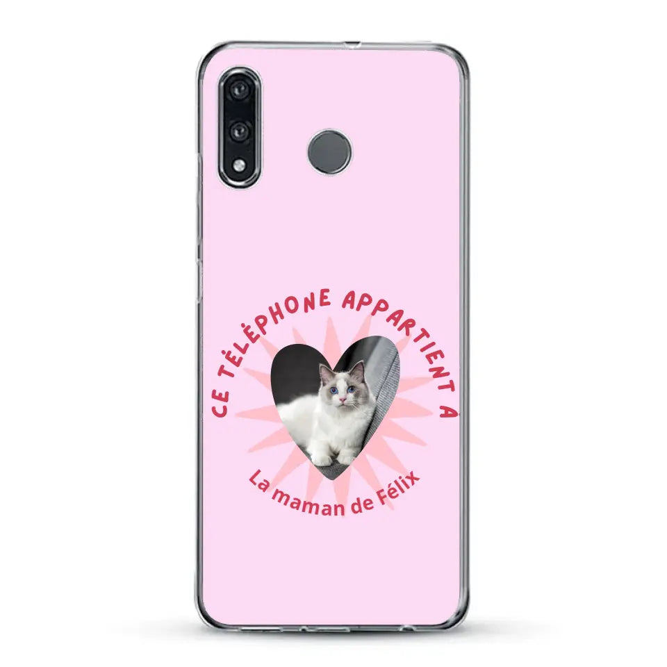 Ce téléphone appartient à - Coque de téléphone personnalisée