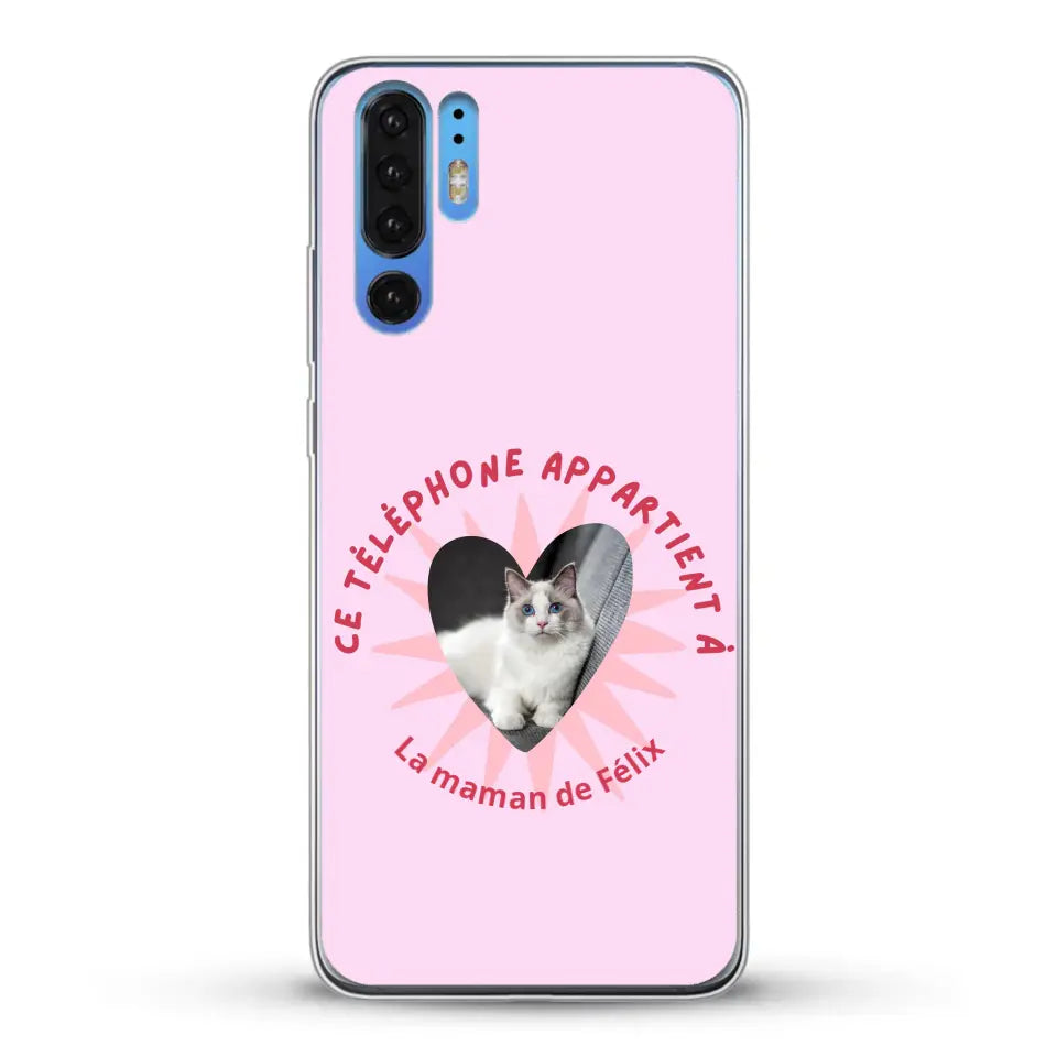 Ce téléphone appartient à - Coque de téléphone personnalisée