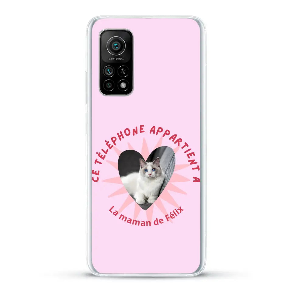 Ce téléphone appartient à - Coque de téléphone personnalisée