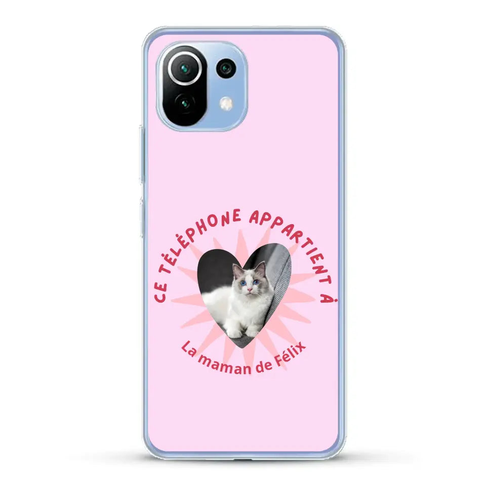 Ce téléphone appartient à - Coque de téléphone personnalisée