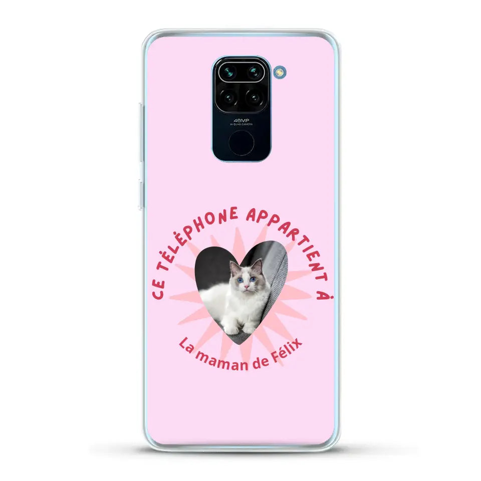 Ce téléphone appartient à - Coque de téléphone personnalisée