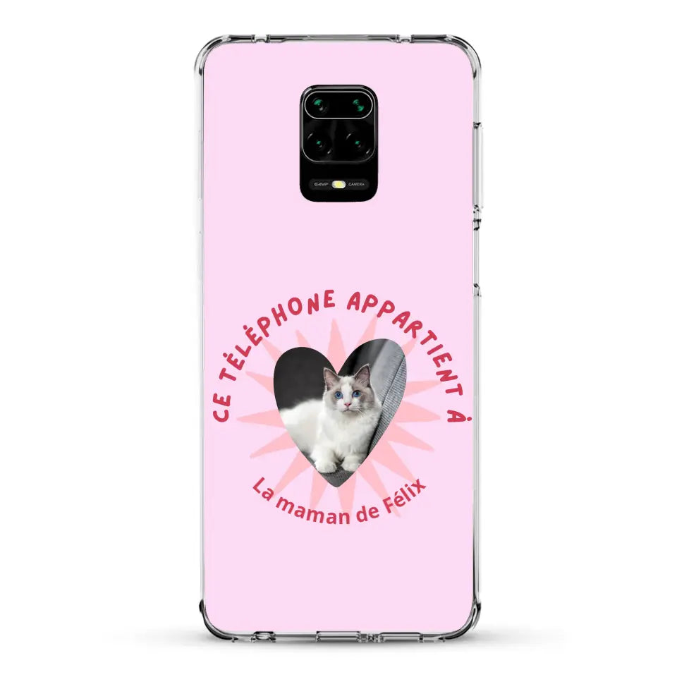 Ce téléphone appartient à - Coque de téléphone personnalisée