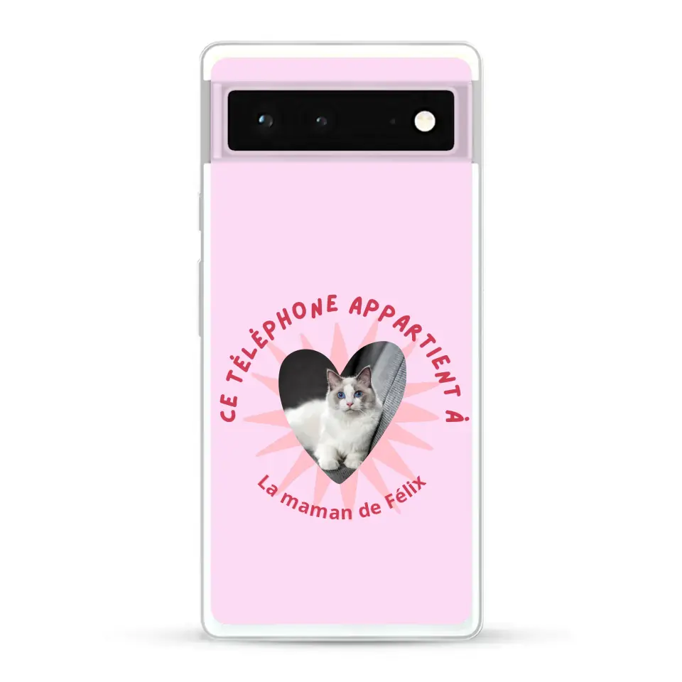 Ce téléphone appartient à - Coque de téléphone personnalisée