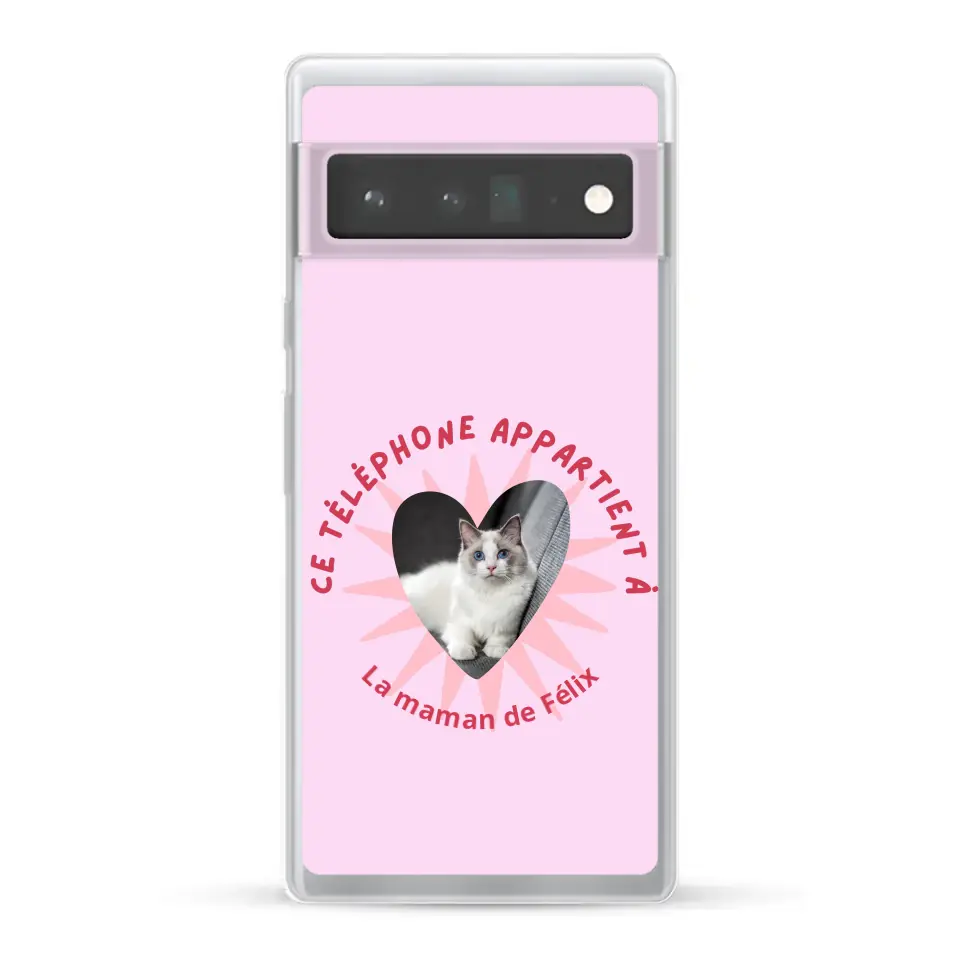 Ce téléphone appartient à - Coque de téléphone personnalisée