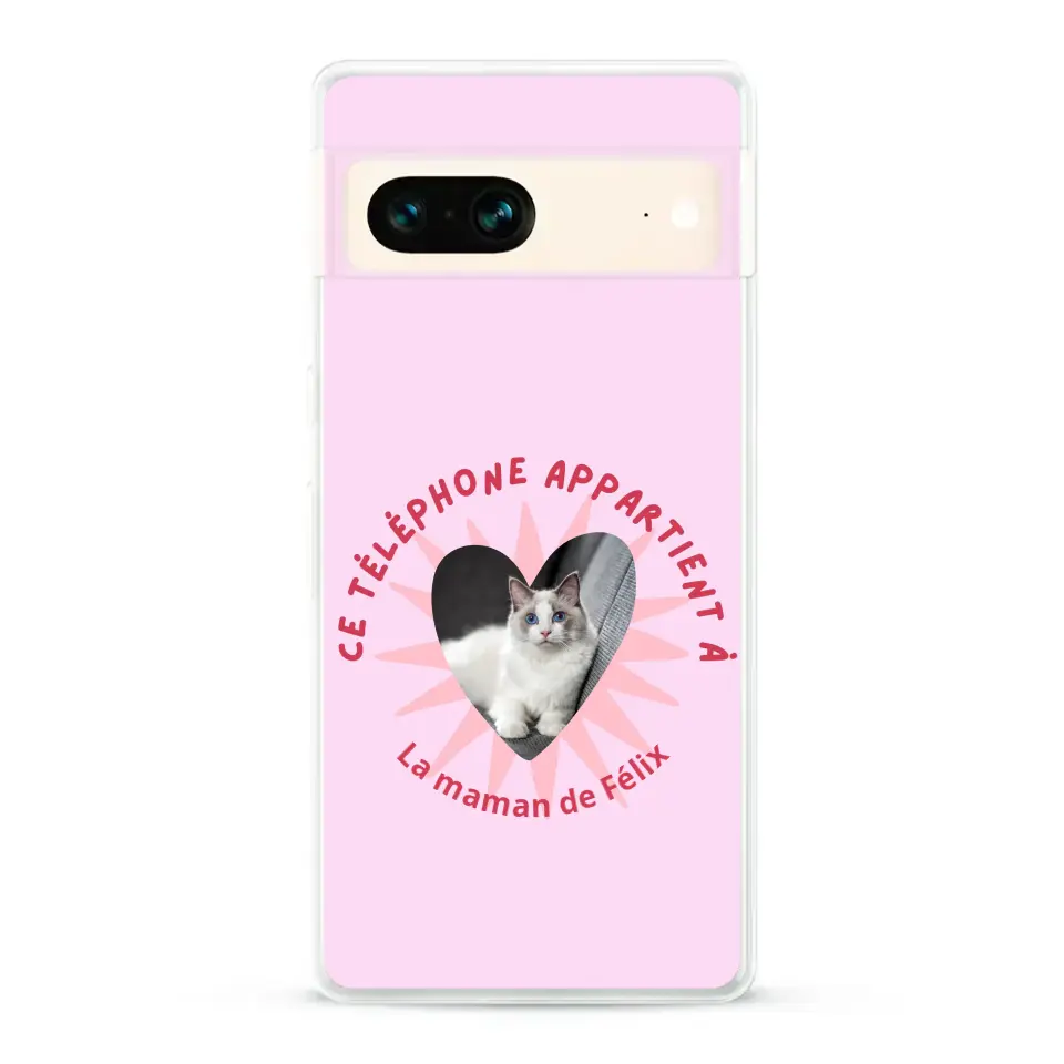 Ce téléphone appartient à - Coque de téléphone personnalisée