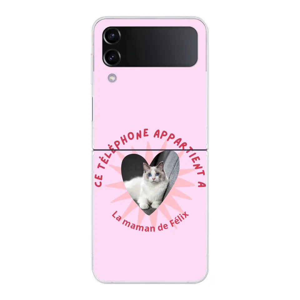 Ce téléphone appartient à - Coque de téléphone personnalisée