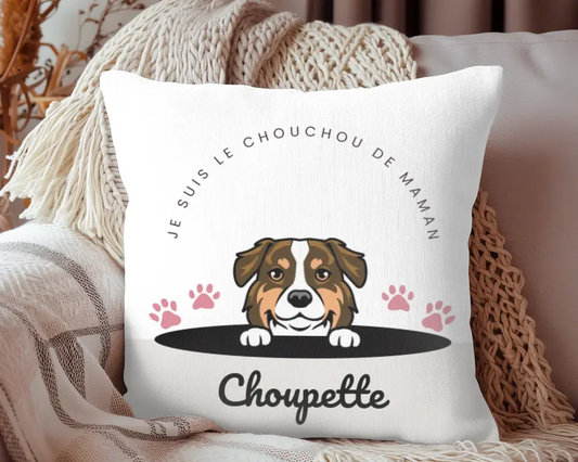 Le chouchou de papa/maman - Coussin personnalisé