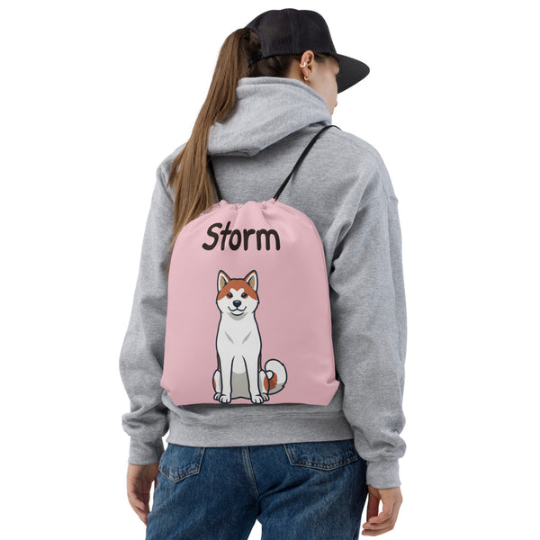 Mochila de cordón personalizada — Color a elegir